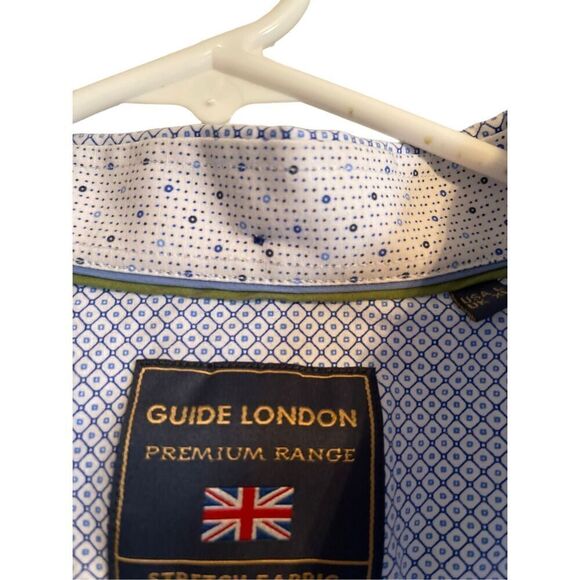 Guide London Premium Range Men's Casual Button-Down Collared Shirts Size L - Picture 3 of 7